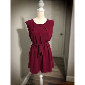 Pink Forever 21 fit and flare mini dress